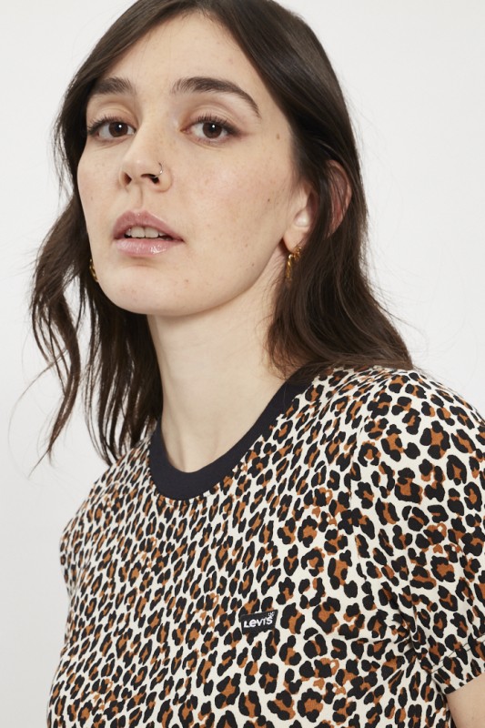 T-shirt léopard