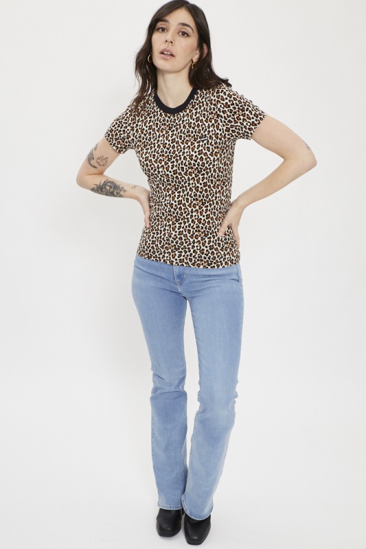 T-shirt léopard