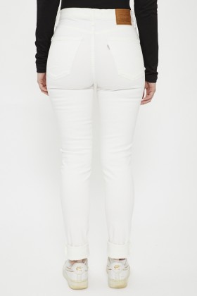 Jeans super skinny blanc