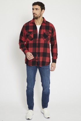 Chemise à carreaux