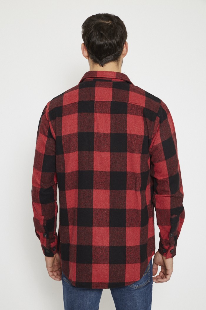 Chemise a carreau hotsell rouge et noir