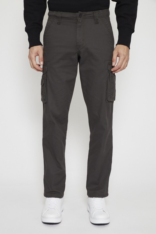Pantalon cargo gris Wyoming