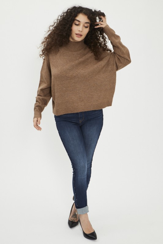 Pull Loose Vert Menthe Taille Unique Femme - Occasion Très Bon état, Sans Marque