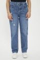 Jeans droit cropped