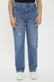 Jeans droit cropped