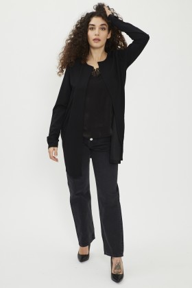 Gilet long noir