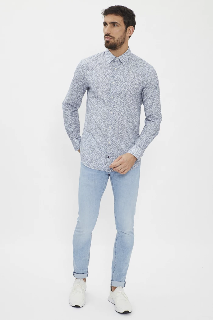 Chemise motifs Tommy Hilfiger Destock Jeans