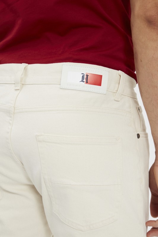Jeans slim ecru