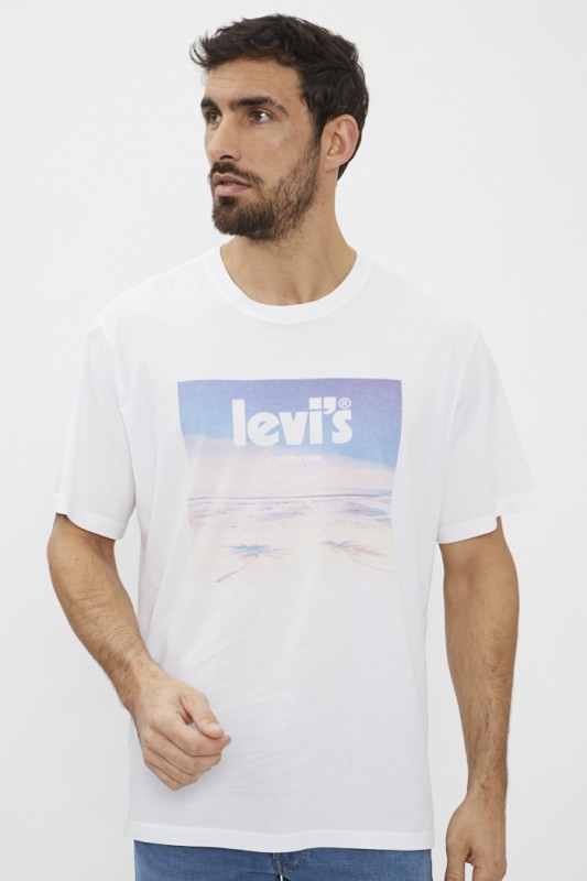 T-shirt blanc imprimé