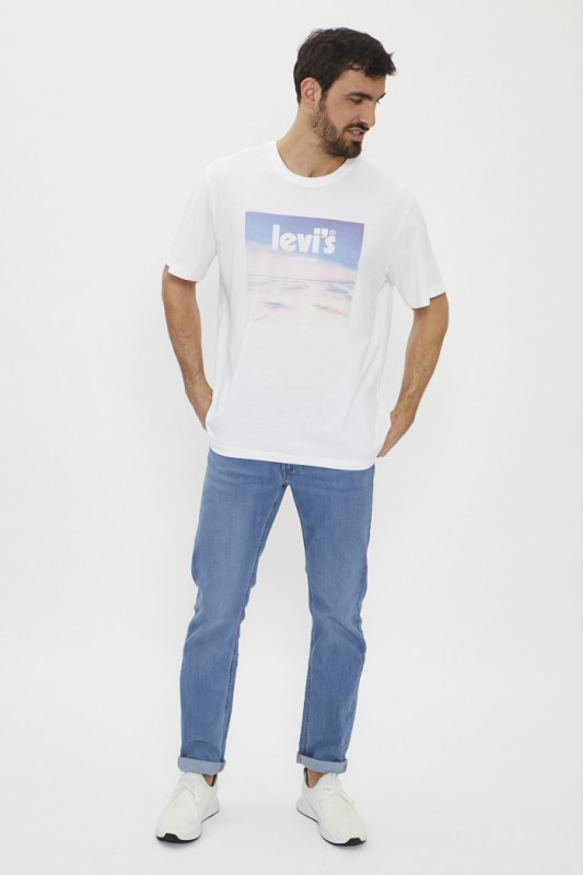 T-shirt blanc imprimé