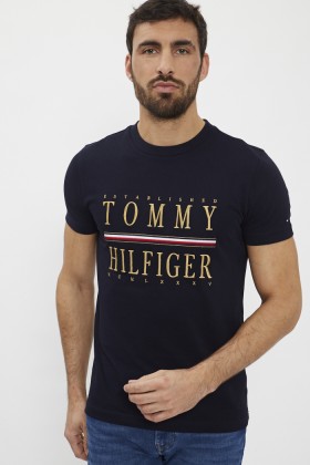 Vleien zout stil T-shirts Tommy Hilfiger Homme pas chers | Destock Jeans