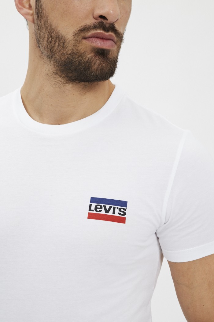 LEVI'S Lot de 2 T-Shirts Blanc/Gris Homme