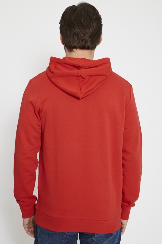 Sweat rouge imprimé