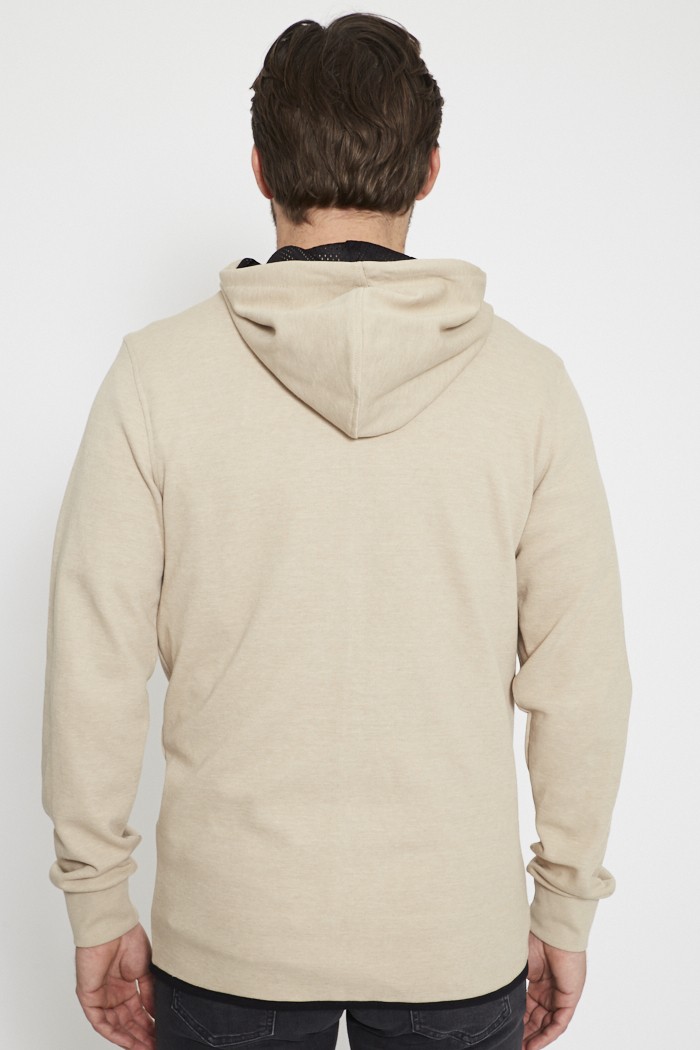 Bradley Sweat À Capuche Épais - Jack & Jones - Homme - Beige Beige