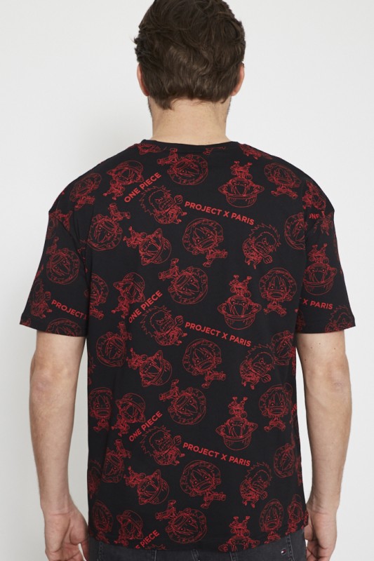 T-shirt noir One Piece
