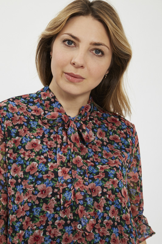 Blouse fleurie