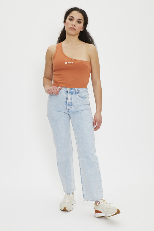 Jeans droit ribcage bleached levi's