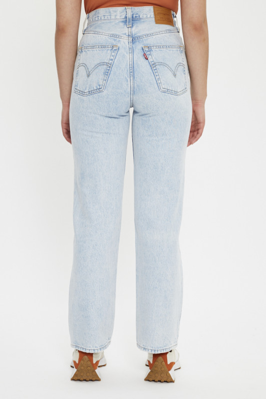 Jeans droit ribcage bleached