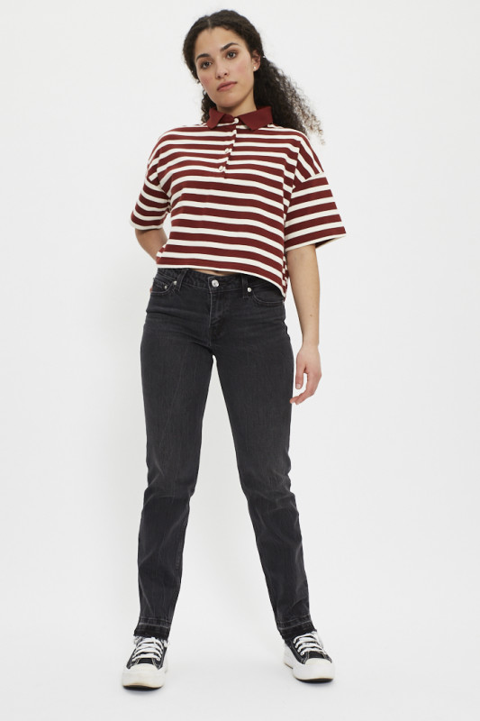 Jeans low pitch noir femme levi's