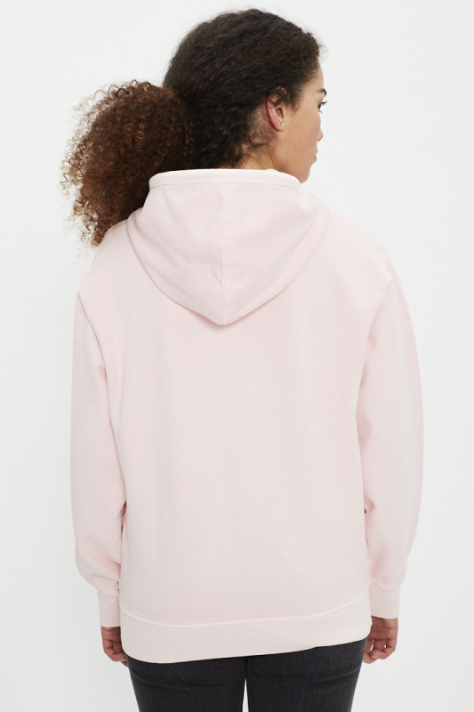 Sweat zippé rose