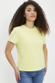 T-shirt jaune crop