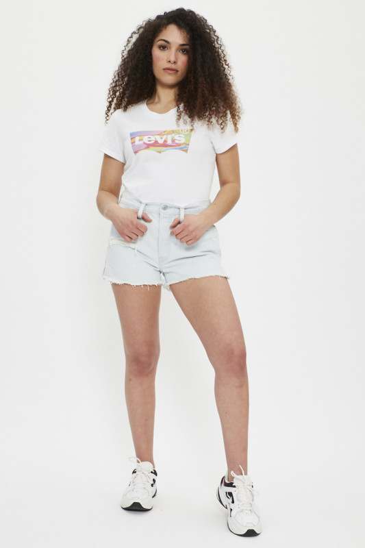 T-shirt blanc imprimé