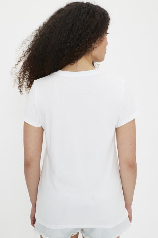 T-shirt blanc imprimé