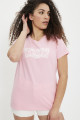 T-shirt rose imprimé