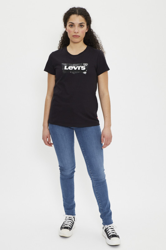 T-shirt noir imprimé