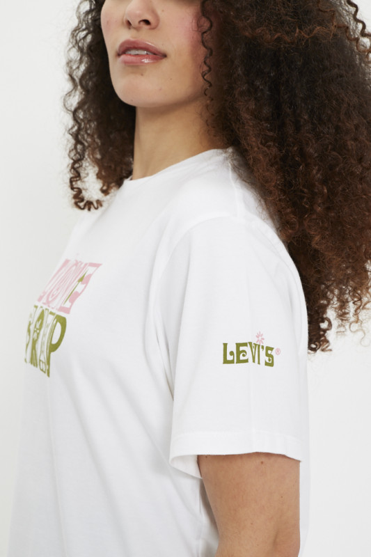 T-shirt blanc oversize