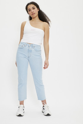 Crop top blanc