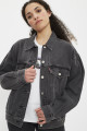 Veste en jean grise