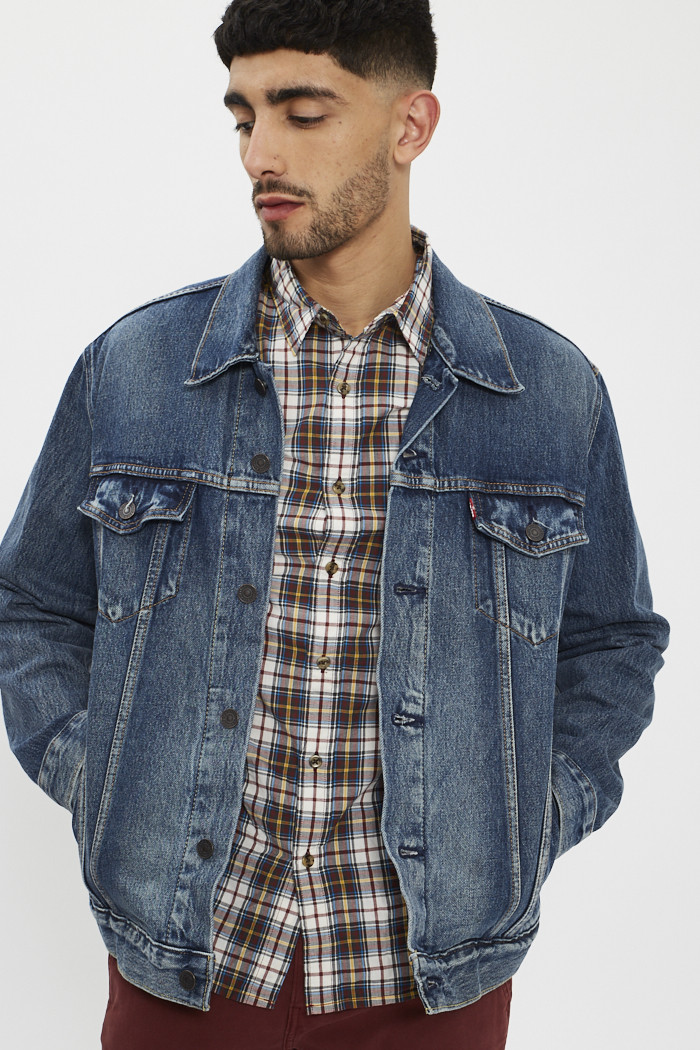 Veste En Jean Lucky Brand Pour Femme - Taille L - Bleue - Occasion Parfait État
