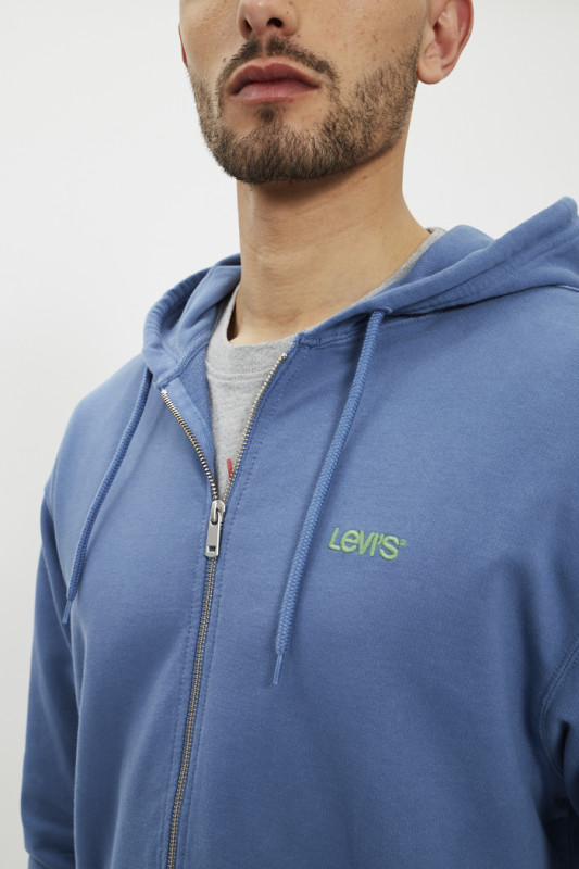 Sweat zippé à capuche