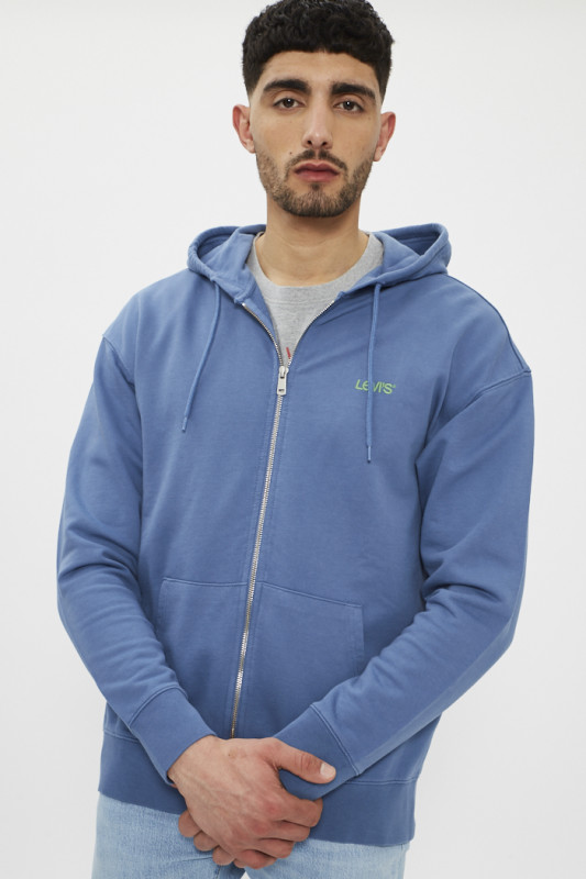 Sweat zippé à capuche