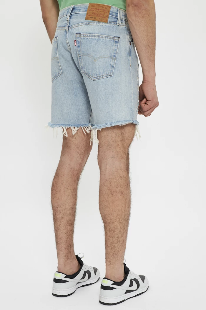 Short En Jean Levi's 501 - Bleu Clair - Taille 25/26 - Bouton Fly - 100% Coton - Neuf Avec étiquettes