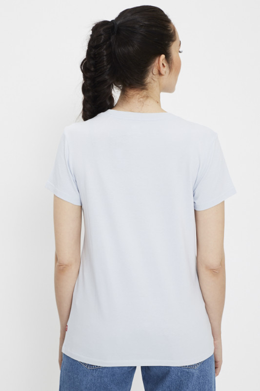 T-shirt bleu imprimé