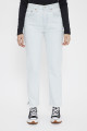 Jeans 501 cropped bleu denim bleached