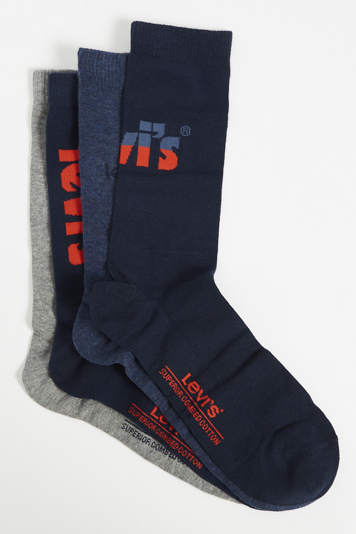 Coffret cadeau de 4 paires de chaussettes Homme et Femme LEVI'S à