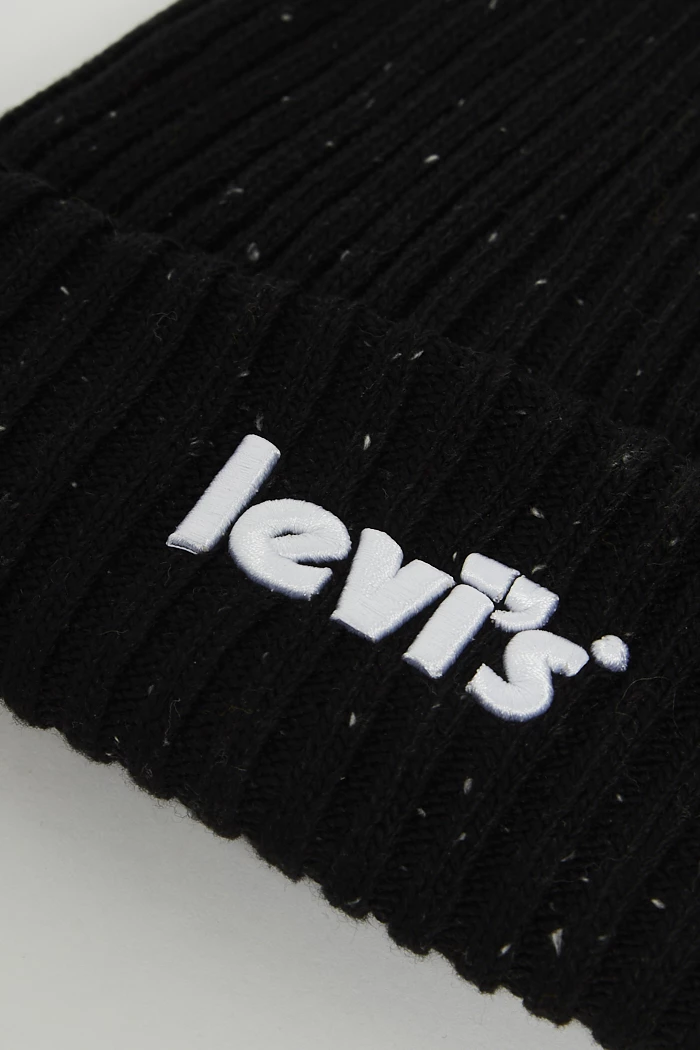 LEVIS Bonnet de couleur noir en soldes pas cher 2246166-noir00 - Modz