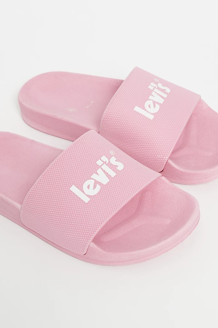 Claquettes roses Levi s Destock Jeans