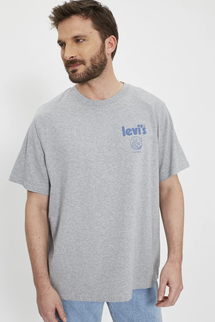 Levi's T-Shirt Mc Homme LEVIS GRIS pas cher - T-shirt manches courtes homme  LEVIS discount