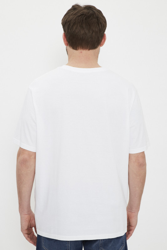 T-shirt blanc imprimé