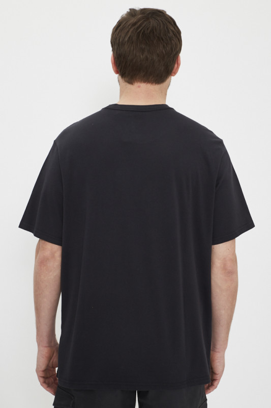 T-shirt noir imprimé