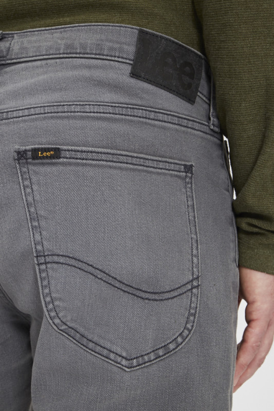 Jeans slim luke gris délavé Lee