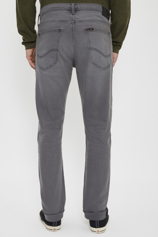 Jeans slim luke gris délavé Lee