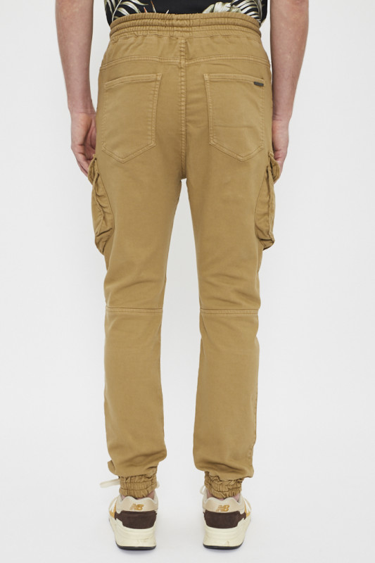Pantalon cargo camel