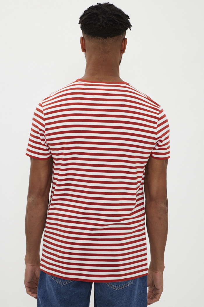T shirt rayures Tommy Hilfiger Destock Jeans