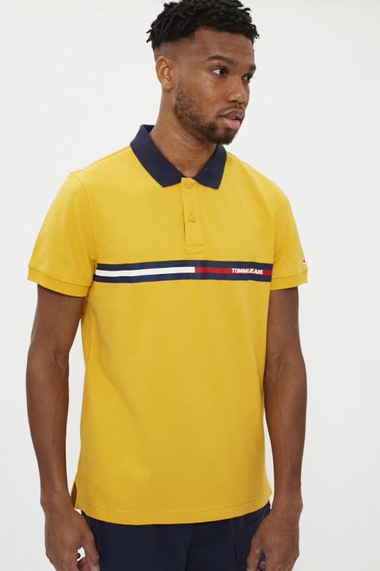 Polo jaune Tommy Hilfiger | Destock Jeans