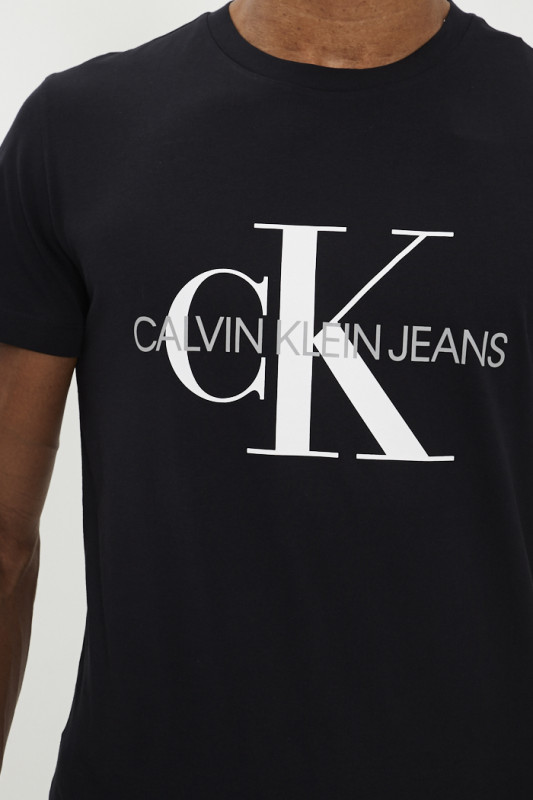 T-shirt noir imprimé